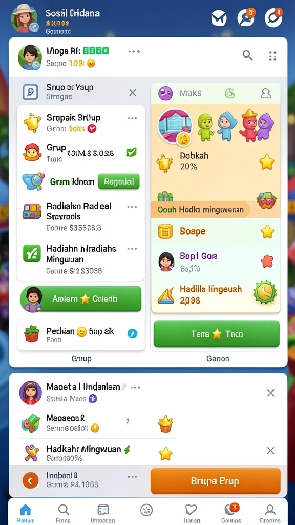 Tampilan antarmuka pengguna yang menarik dan mudah dinavigasi.