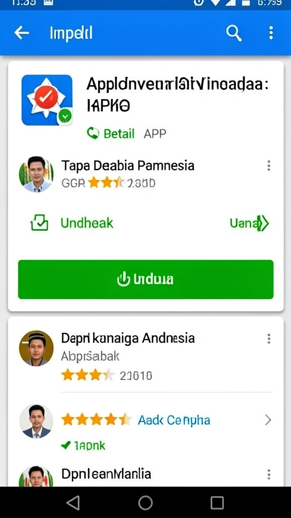 Tampilan antarmuka yang intuitif dan mudah dipahami.