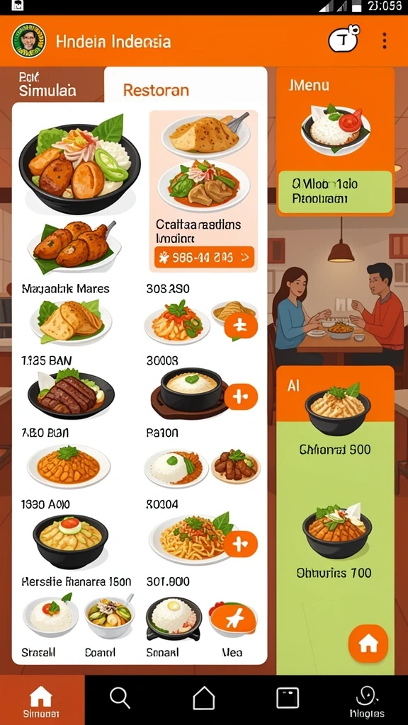 Tampilan antarmuka yang mudah digunakan.