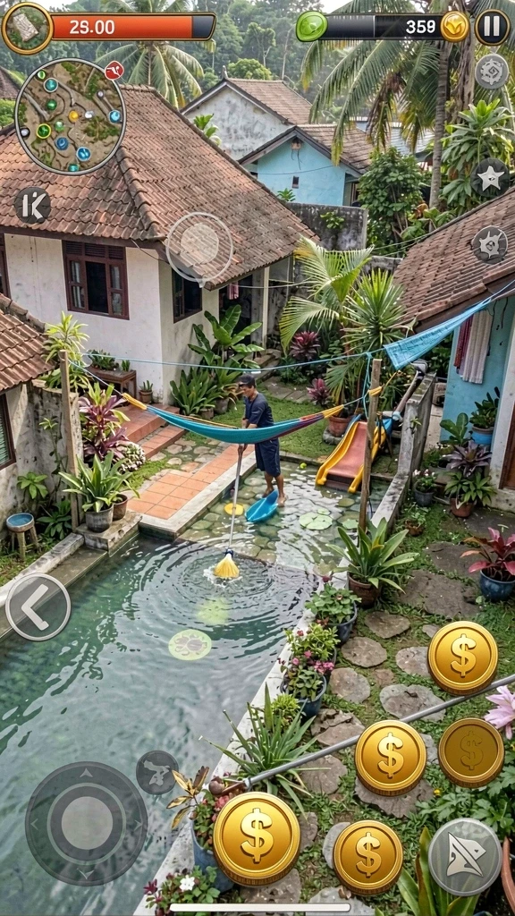 Mode permainan seru dengan berbagai tantangan menarik.
