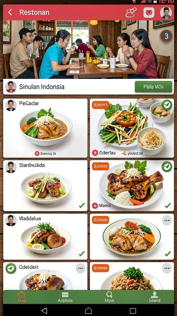 Tampilan antarmuka yang ramah pengguna.