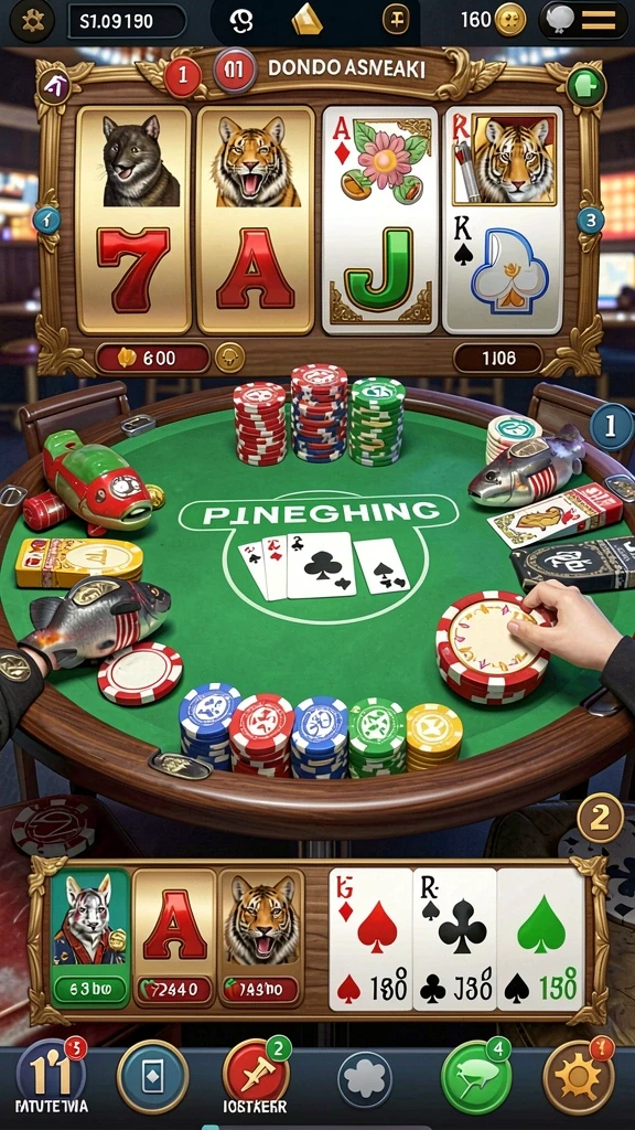 Karakter dengan berbagai skin menarik.