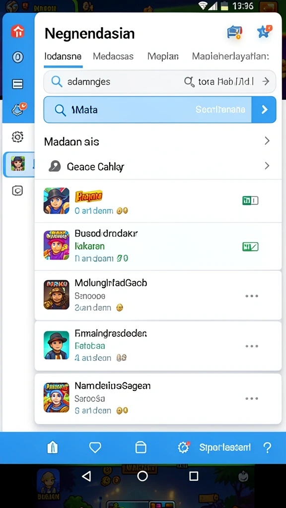 Tampilan awal yang menarik dan intuitif.