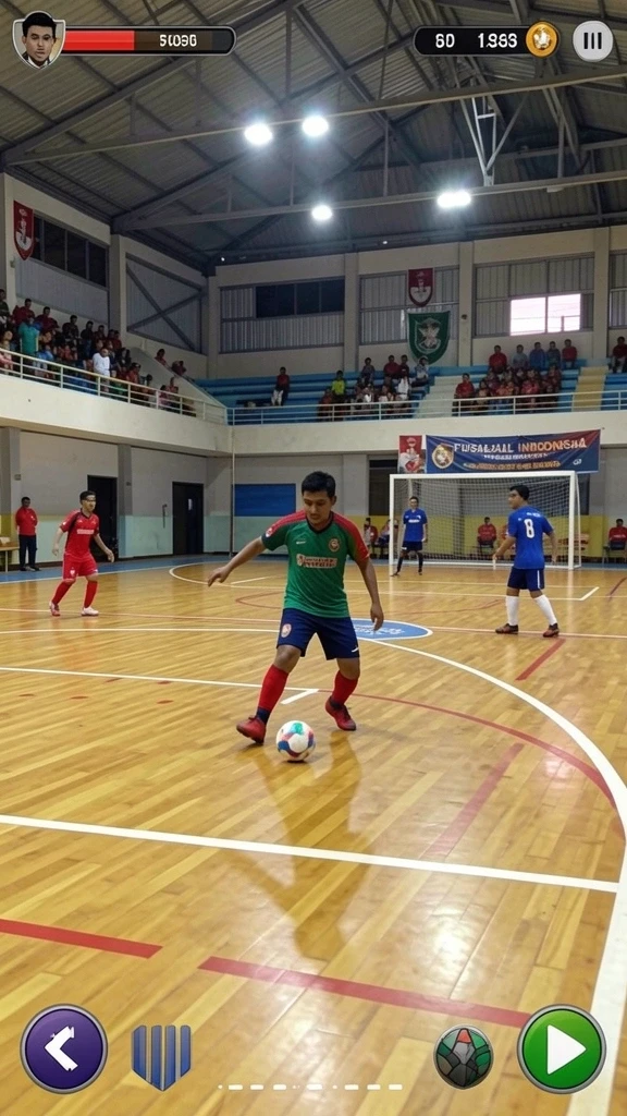 Sesi permainan yang seru dengan tantangan menarik.