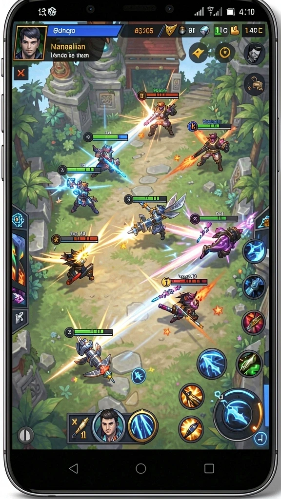 Mode multiplayer yang memungkinkan Anda bersaing dengan teman.