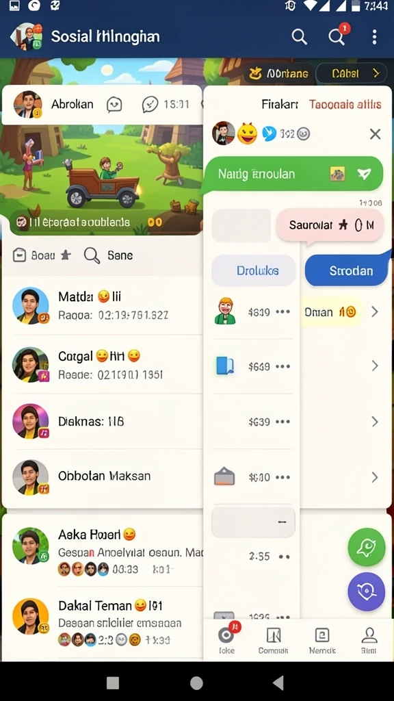 Beragam pilihan permainan yang menghibur dan seru.