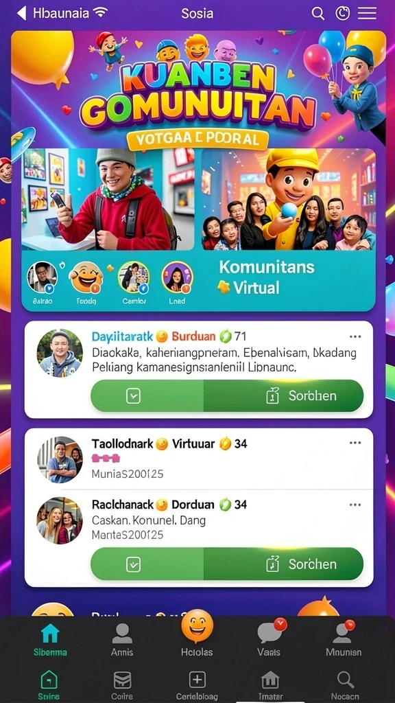 Tangkapan layar menunjukkan mode multiplayer yang seru.