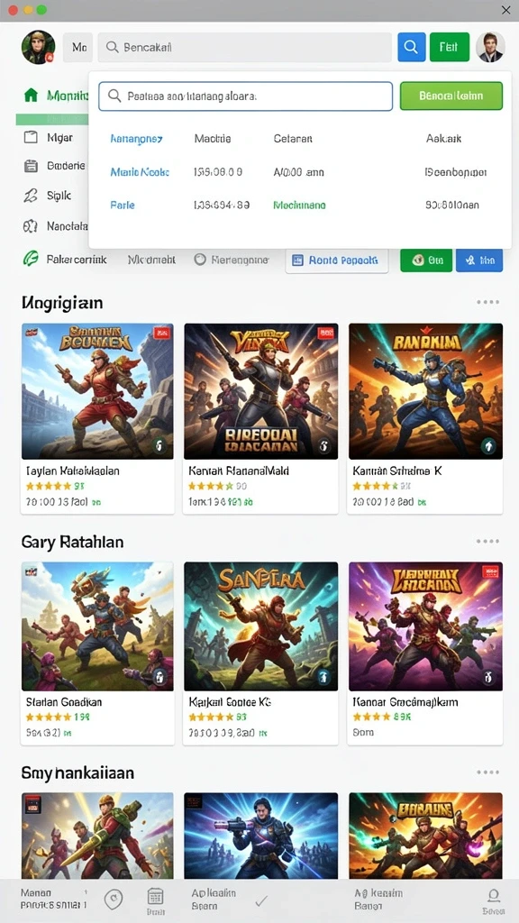Screenshot 3 menunjukkan event spesial dengan hadiah menarik.