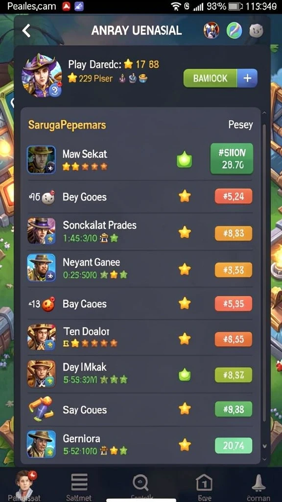 Tampilan menu utama KAKRP yang interaktif.
