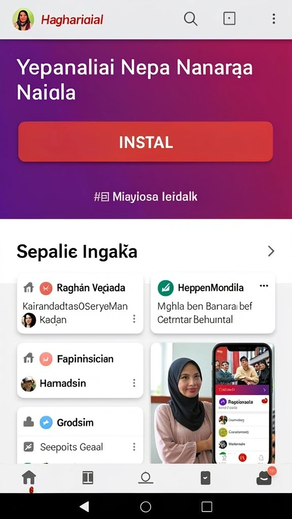 Tampilan grafis yang menakjubkan dalam permainan.