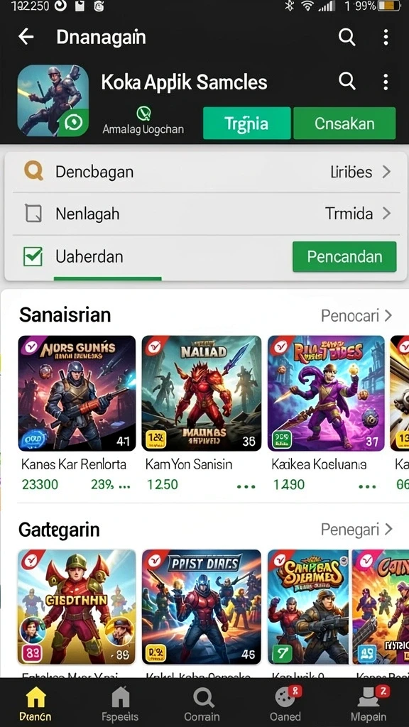 Tampilan antarmuka yang menarik dan mudah digunakan.
