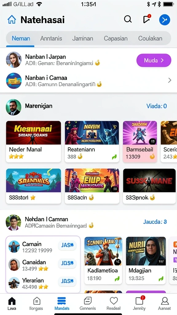 Tampilan antarmuka yang bersih dan mudah dipahami.
