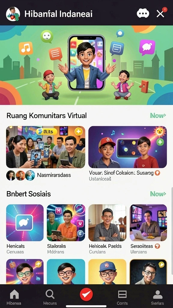 Tampilan antarmuka yang sederhana dan menarik.