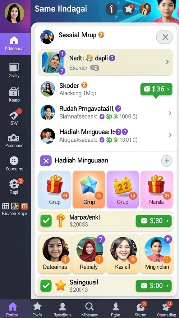 Tampilan antarmuka pengguna yang menarik dan intuitif.