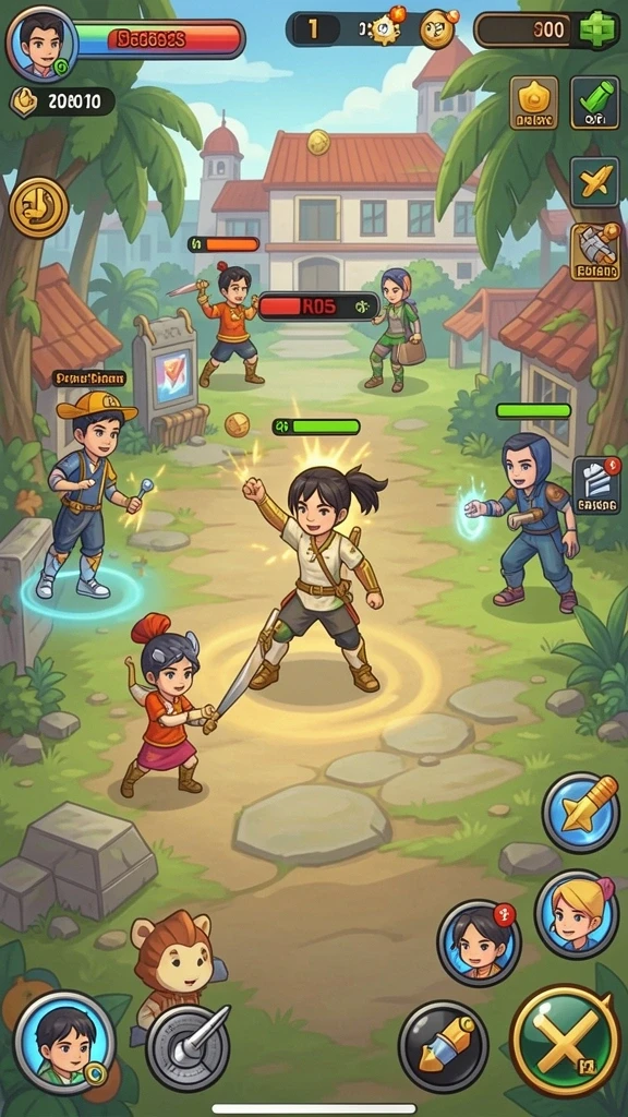 Screenshot dari tantangan misi yang menarik.