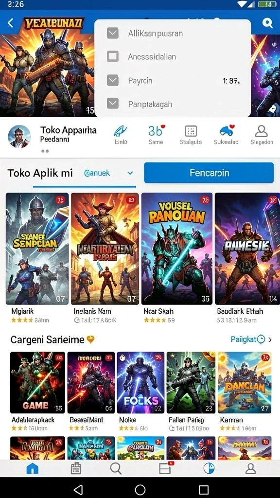 Tampilan antarmuka yang sederhana dan mudah dipahami.