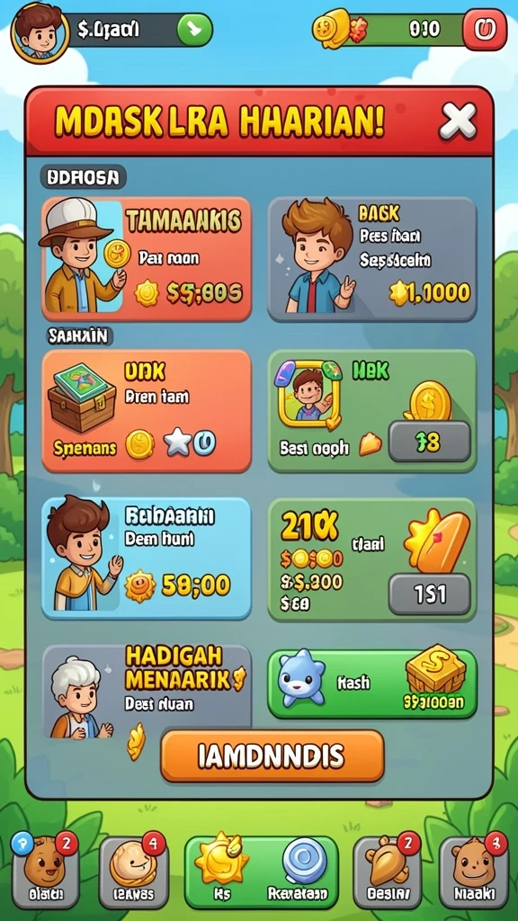 Gambar menampilkan dunia fantastis dengan grafis yang memukau.