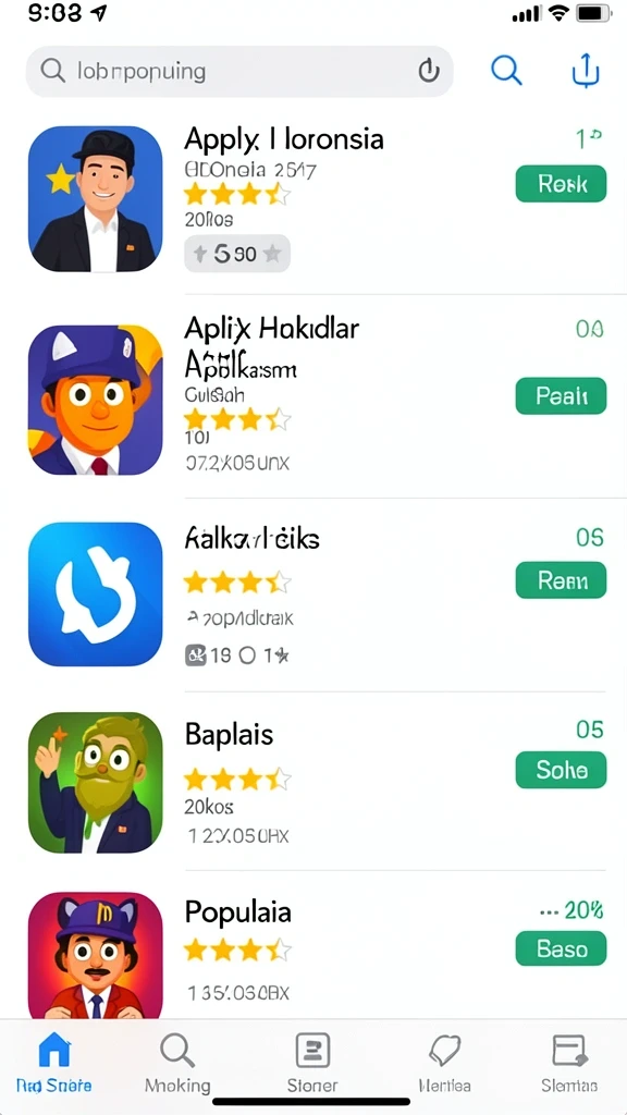 Tampilan awal yang menarik dan penuh warna.