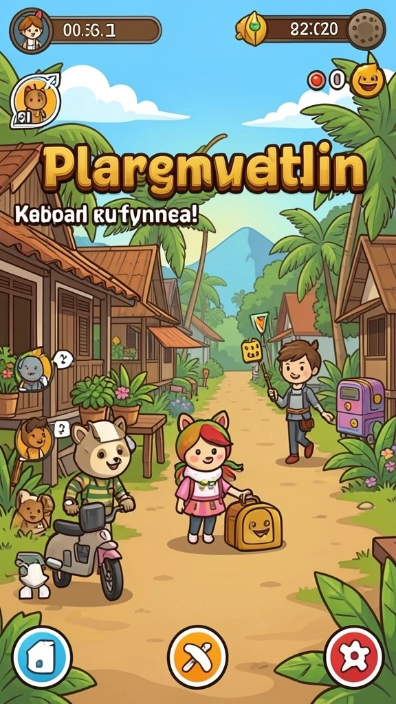 Screenshot memperlihatkan mode multiplayer yang seru.