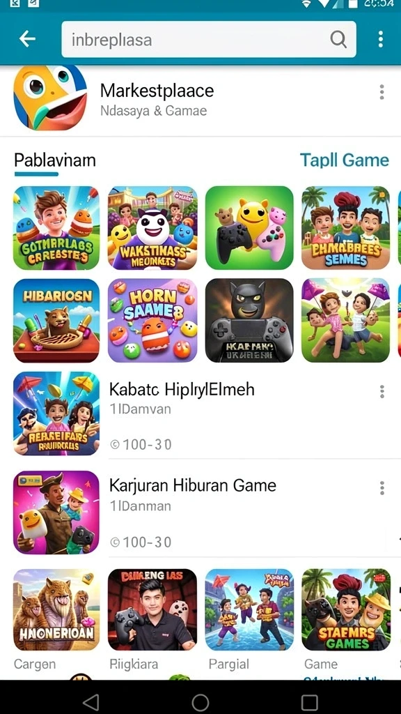 Screenshot menunjukkan karakter utama dalam aksi menarik.
