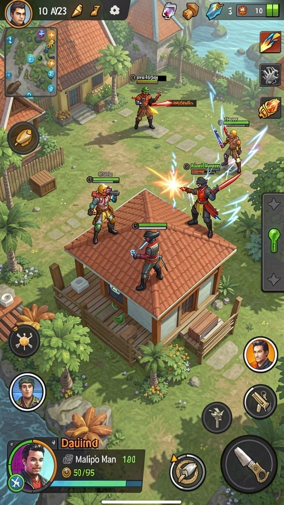 Screenshot dari mode permainan yang penuh aksi.