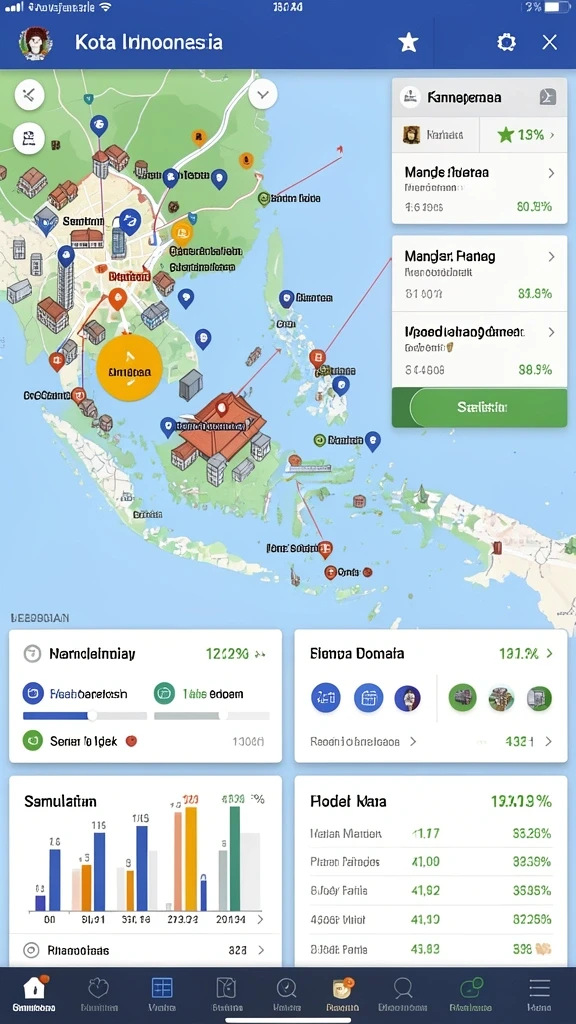 Menampilkan karakter utama dalam aksi seru.