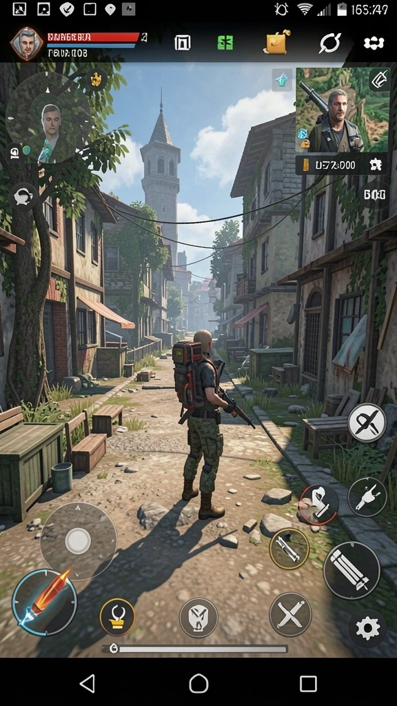 Gambar interaksi multiplayer yang menarik.