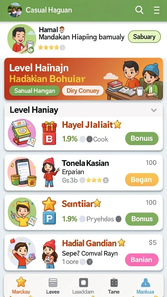 Tampilan antarmuka yang menarik dan mudah digunakan.