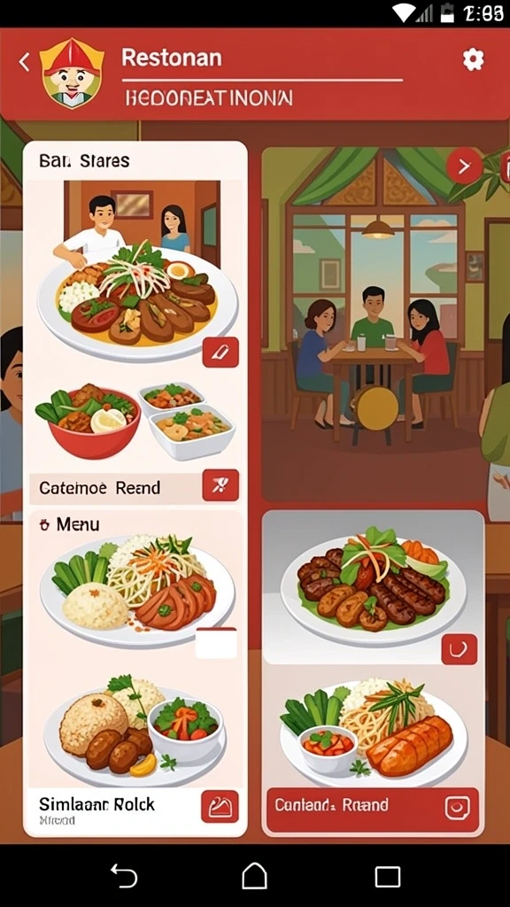 Tampilan karakter utama yang menarik dan penuh warna.