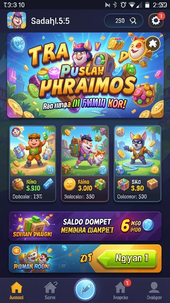 Screenshot menunjukkan grafis luar biasa di SURGA11.