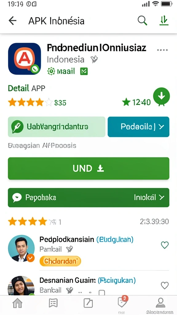 Tampilan awal yang menarik dan mudah dinavigasi.