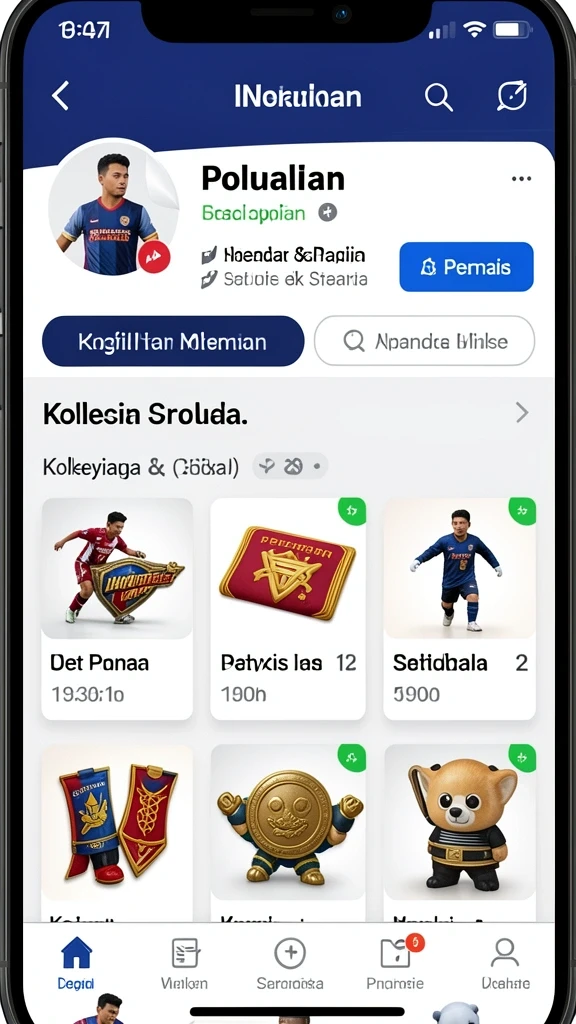 Tampilan antarmuka yang modern dan menarik.